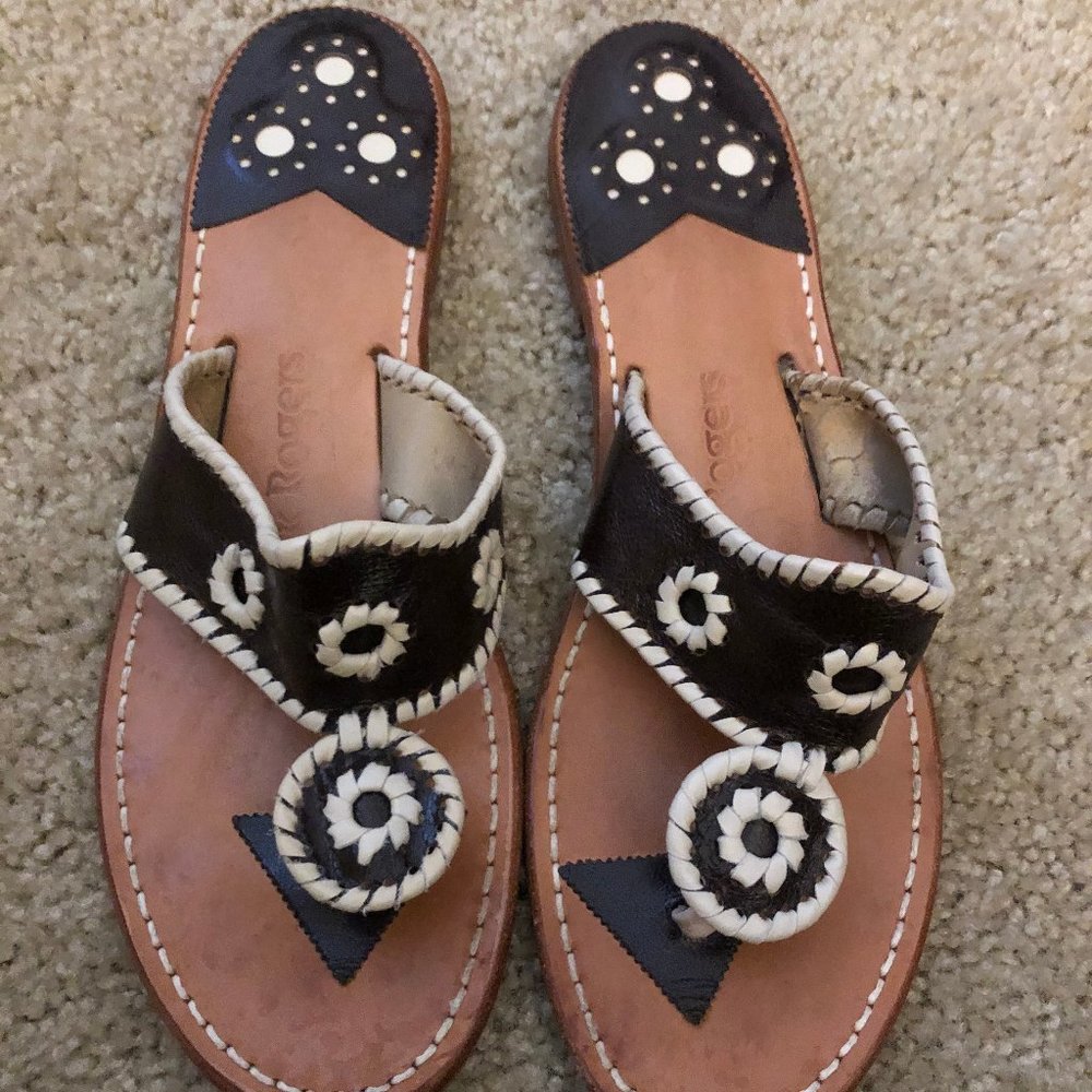 Jack Rogers Brown Sandals SIZE 8.5